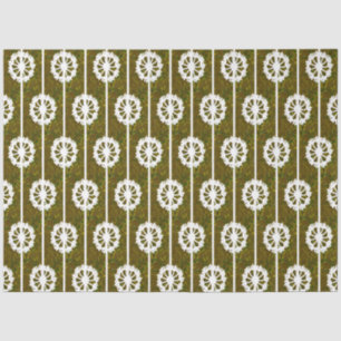 Papel De Seda De Hojas y Leones