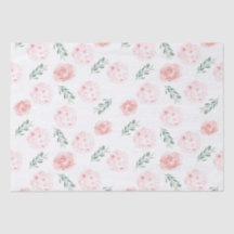 Papel de seda de Hortensia Rosa como regalo