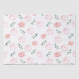 Papel de seda de Hortensia Rosa como regalo