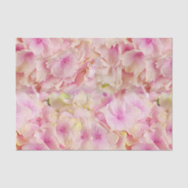 Papel de seda de Hortensias Rosa Pastel