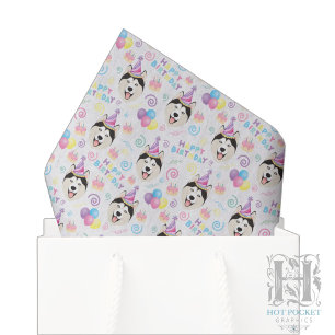 Papel de seda de Husky siberiano