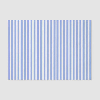 Papel de seda de jardín con raya vertical azul