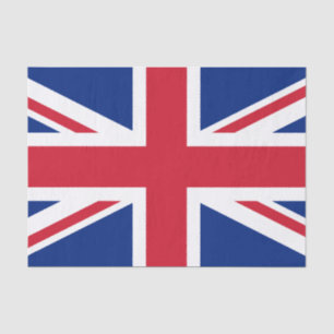 papel de seda de la bandera del Reino Unido, moda