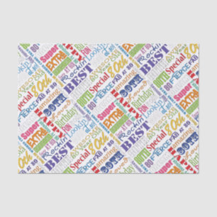 Papel De Seda De la fiesta regalos únicos y 80.os de cumpleaño