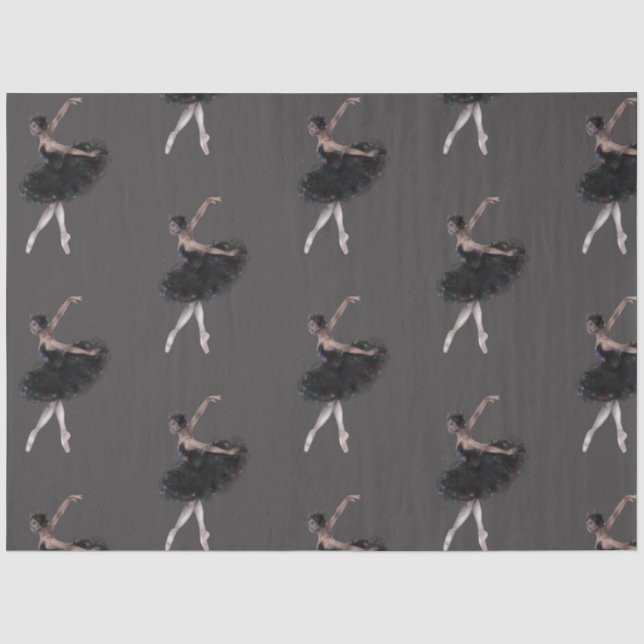 Papel de seda de la serie Bailarina de Acuarela Di (Anverso)