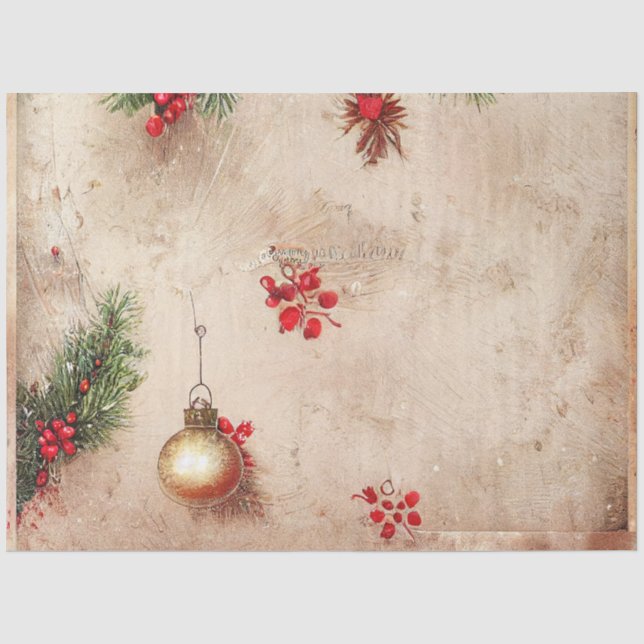 Papel de seda de la serie de diseño de Navidad Ole (Anverso)