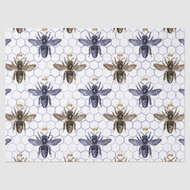 Papel de seda de la serie Serenity Bee Diseño 21 (Anverso)