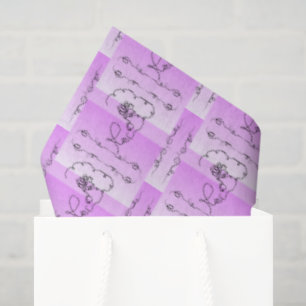 Papel de seda de lavanda Flowing Beauty