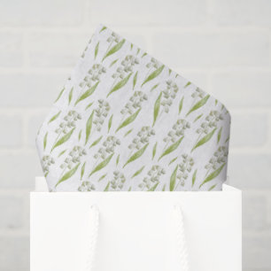 Papel de seda de lirio de los valles
