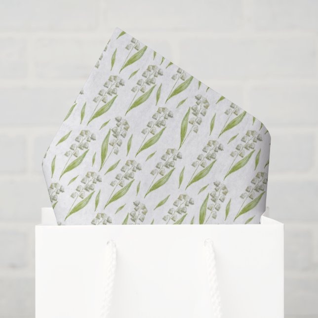 Papel de seda de lirio de los valles (Bolsa de regalo)