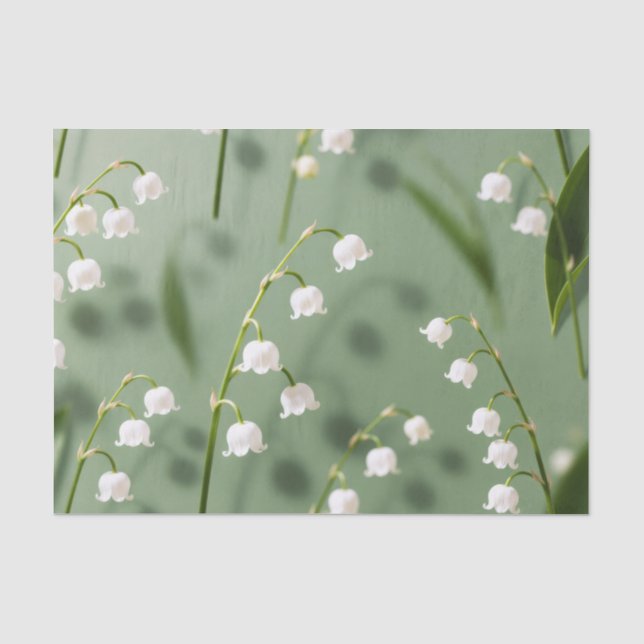 Papel de seda de lirio de valle Salvia (Anverso)