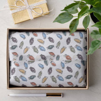 Papel de seda de luces navideñas