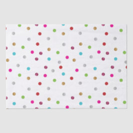 Papel de seda de lunares