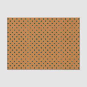Papel de seda de lunares de calabaza (grande)