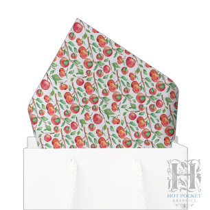 Papel de seda de manzanas