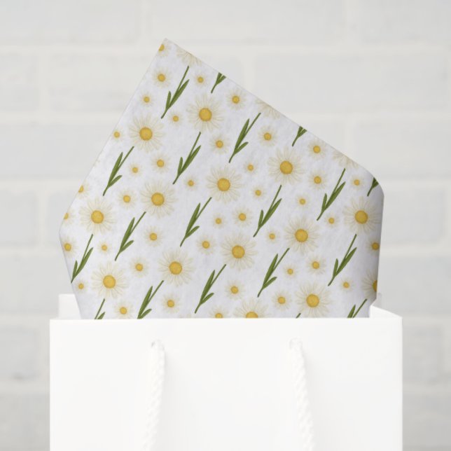 Papel de seda de margarita (Bolsa de regalo)