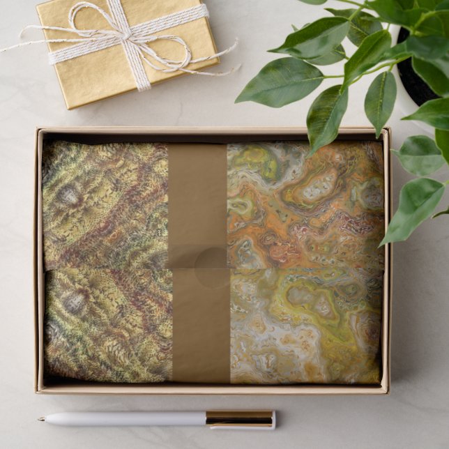 Papel de seda de muestra tonos terrosos (Regalo )