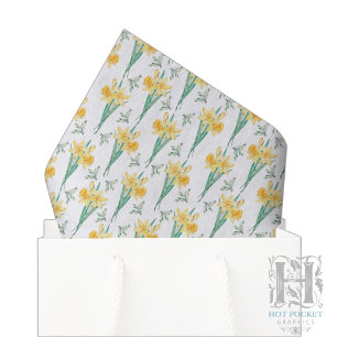 Papel de seda de narciso