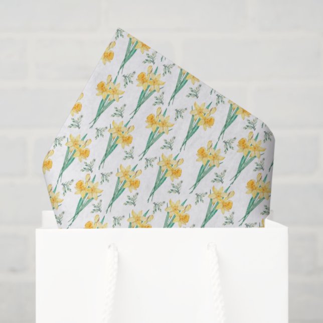 Papel de seda de narciso (Bolsa de regalo)