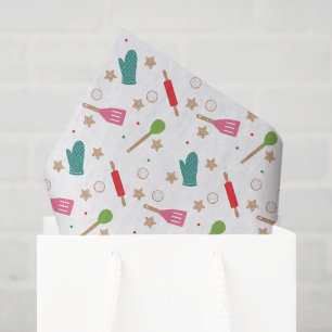 Papel de seda de Navidad Baking Spirits Bright