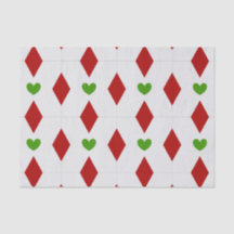 Papel de seda de Navidad con Corazones | Envoltura