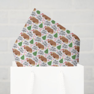Papel de seda de Navidad de caballo