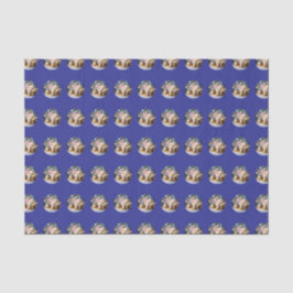 Papel de seda de Navidad de colibrí