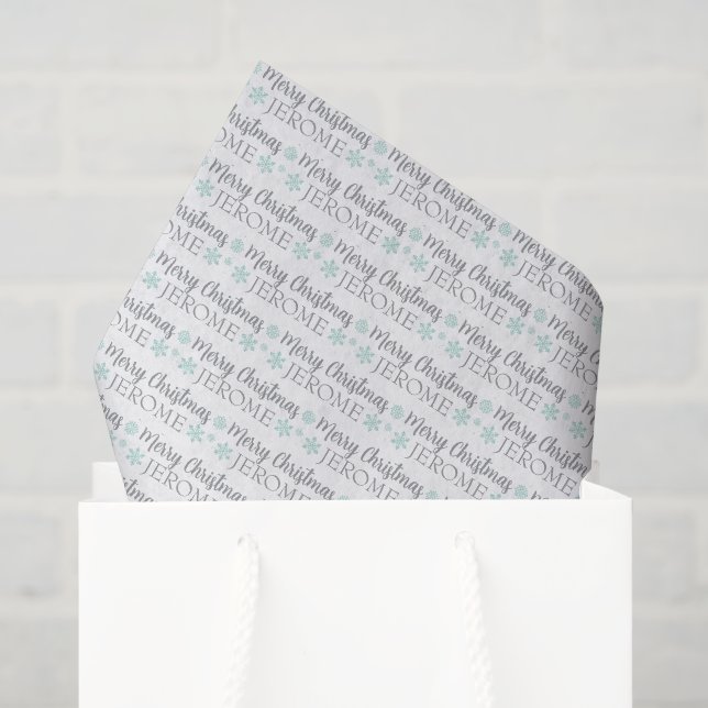 Papel de seda de Navidad personalizado (Bolsa de regalo)