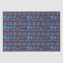 Papel de seda de Navidad personalizado - Diseño de