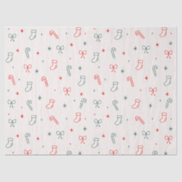 Papel de seda de Navidad simple