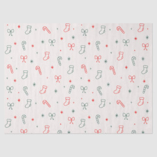 Papel de seda de Navidad simple