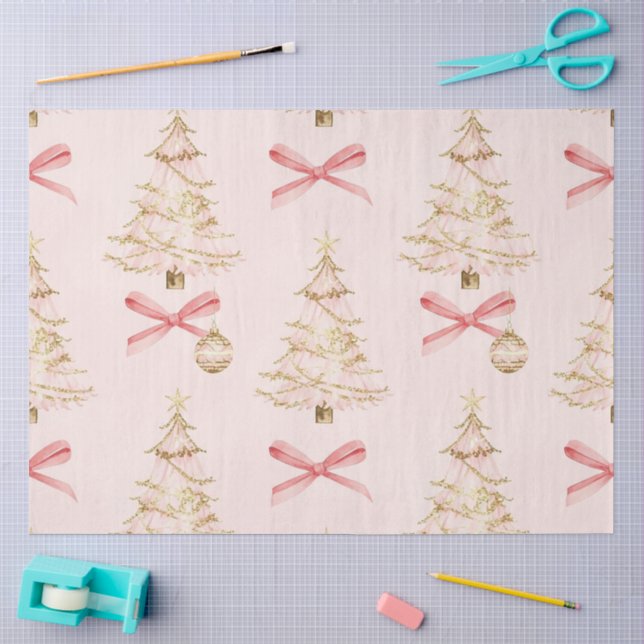 Papel de seda de oro rosa (Artesanía)