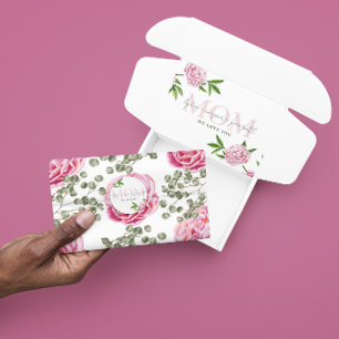 Papel de seda de peonía rosa