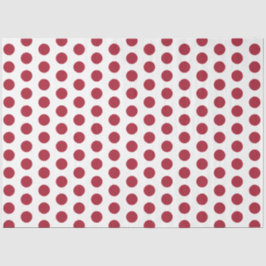 Papel De Seda De puntos rojos