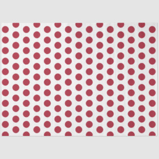 Papel De Seda De puntos rojos