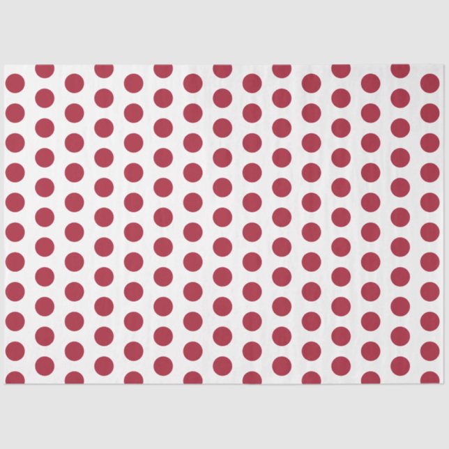 Papel De Seda De puntos rojos (Anverso)