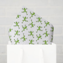 Papel de seda de rana, decoupage de animal de esta
