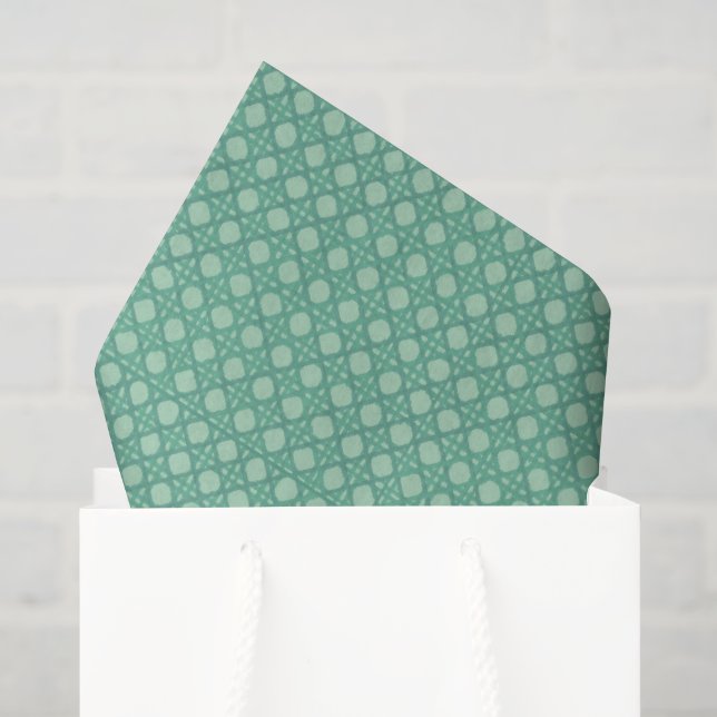 Papel de seda de rattán espuma de mar (Bolsa de regalo)