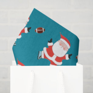 Papel de seda de regalo de Navidad de fútbol