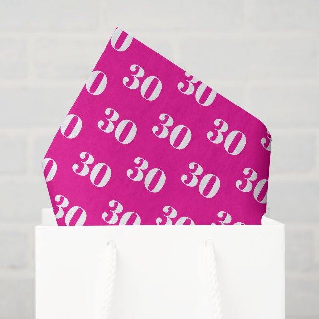 Papel de seda de regalo rosa neón para cumpleaños  (Bolsa de regalo)