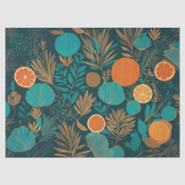 Papel de Seda de Rodajas de Naranja Colores Popula