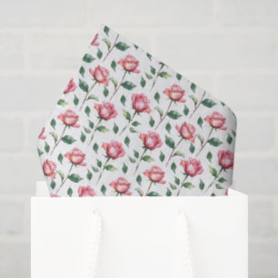 Papel de seda de rosa