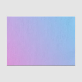 Papel de seda de rosa a azul con efecto ombré