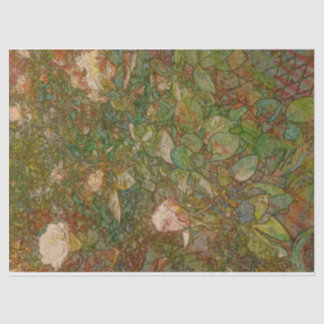 Papel de seda de rosas