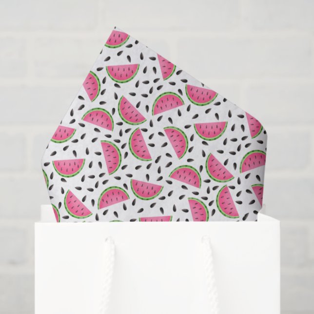 Papel de seda de sandías (Bolsa de regalo)