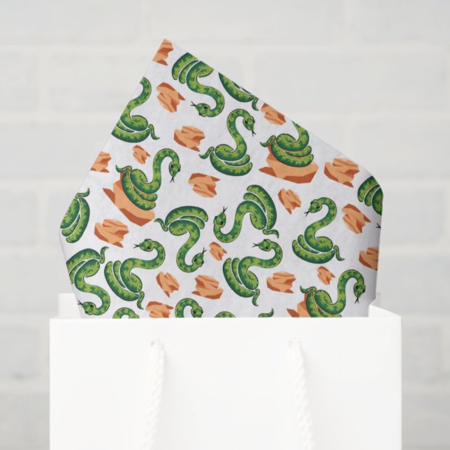 Papel de seda de serpiente (Bolsa de regalo)