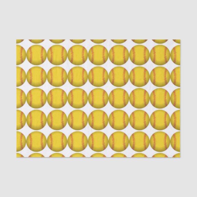Papel de seda de sóftbol (Anverso)