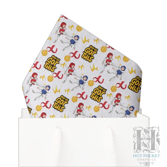 Papel de seda de Taekwondo (niños) (Subido por el creador)