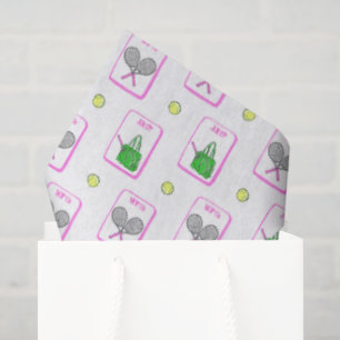 Papel de seda de tenis elegante con baldosas de Ma