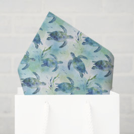 Papel de seda de tortuga marina, regalo de tortuga